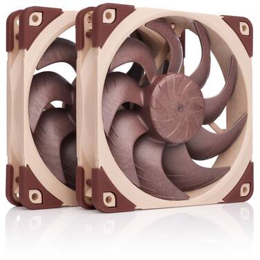 2 x 120mm Noctua NF-A12X25 G2 PWM SX2-PP Case Fan