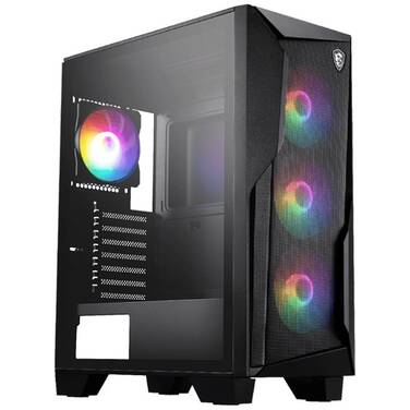 MSI ATX MAG FORGE 130A AIRFLOW Mid-Tower Case Black