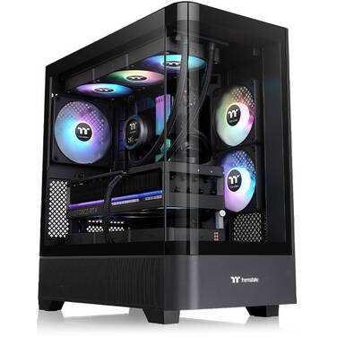 Thermaltake View 290 TG ARGB Mid Tower Case Black
