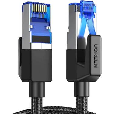 3m UGREEN Cat8 RJ45 Braided Ethernet Cable Black