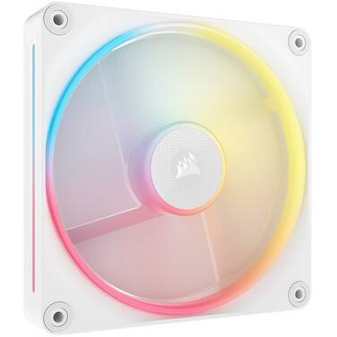 140mm Corsair iCUE LINK LX140-R RGB Reverse Case Fan White