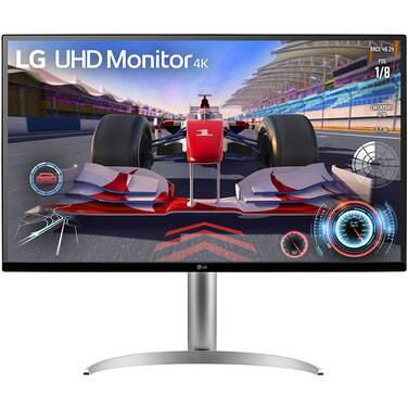 31.5 LG 32UQ750P 4K 144Hz VA Gaming Monitor with USB Hub and Speakers