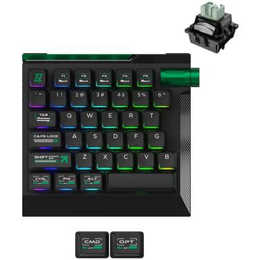 Keychron Lemokey L0 HE One Handed Wired Magnetic Mechanical Gaming Keyboard