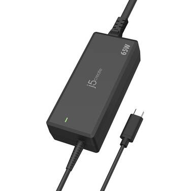 j5create JUP1265 65W PD USB-C Power Adapter