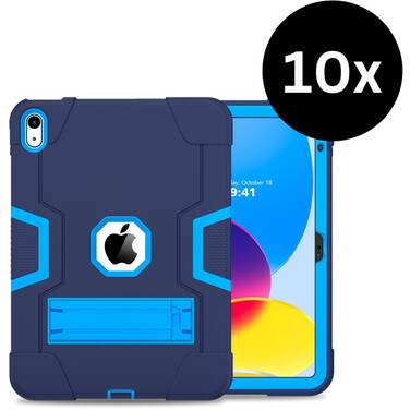 SchoolTech Heavy Duty Case for iPad 10th/11th Gen Blue 10 Pack