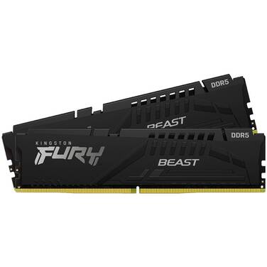 16GB (2x8GB) Kingston FURY Beast DDR5 6000MT/s CL36 Ram Kit Black
