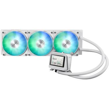 360mm ASUS AYW Gaming LC 360 ARGB CPU Liquid Cooler with Display White, *Redeem Bonus Game