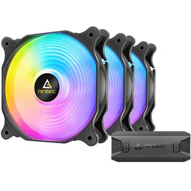 3x120mm Antec F12 Racing ARGB Fan 3 Pack