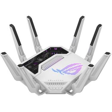 ASUS ROG Rapture GT-BE19000AI BE19000 Tri-Band Wi-Fi 7 Gaming Router White, *Redeem Bonus Game