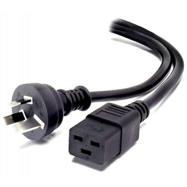 3m ALOGIC 15Amp IEC C19 Power Cable Black