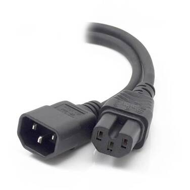 1.5m ALOGIC IEC C14 to IEC C15 High Temperature Power Cable