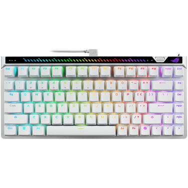 ASUS Falchion Ace 75 HE ARGB Wired Magnetic Mechanical Gaming Keyboard White, *Redeem Bonus Game