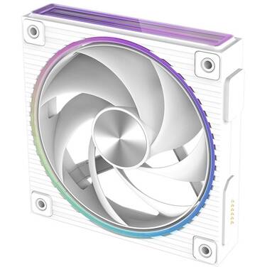 120mm Zalman ZM-DF120 ARGB Magnetic Connect Case Fan White