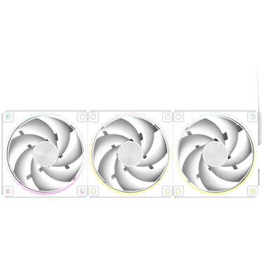 3x120mm Zalman ZM-DF120 A3 ARGB Magnetic Connect Case Fan 3 Pack White