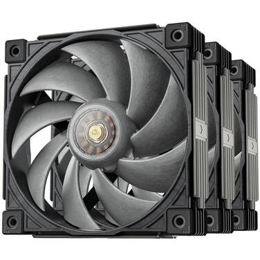 3x120mm Sudokoo MACH120 3IN1 120mm Case Fan Black 3 Pack