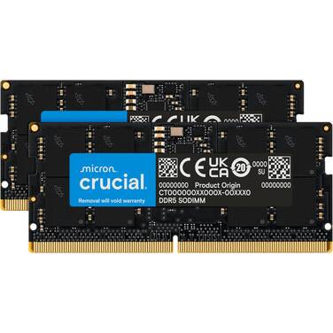 32GB (2x16GB) Crucial CT2K16G48C40S5 DDR5 4800MT/s SODIMM RAM