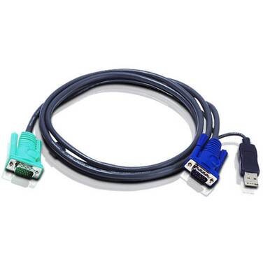 3 Metre ATEN 2L-5203U USB Male KVM Cable