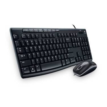 Logitech MK200 Wired USB Media Combo Keyboard and Mouse 920-002693