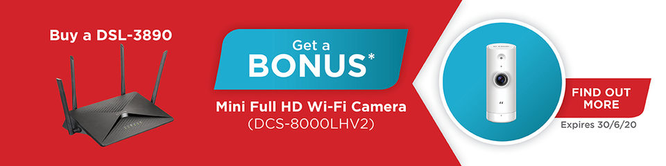 BONUS Mini Full HD Wi-Fi Camera!*