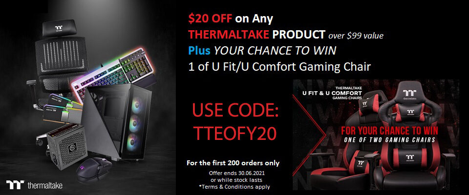 Thermaltake EOFY Competition Banner