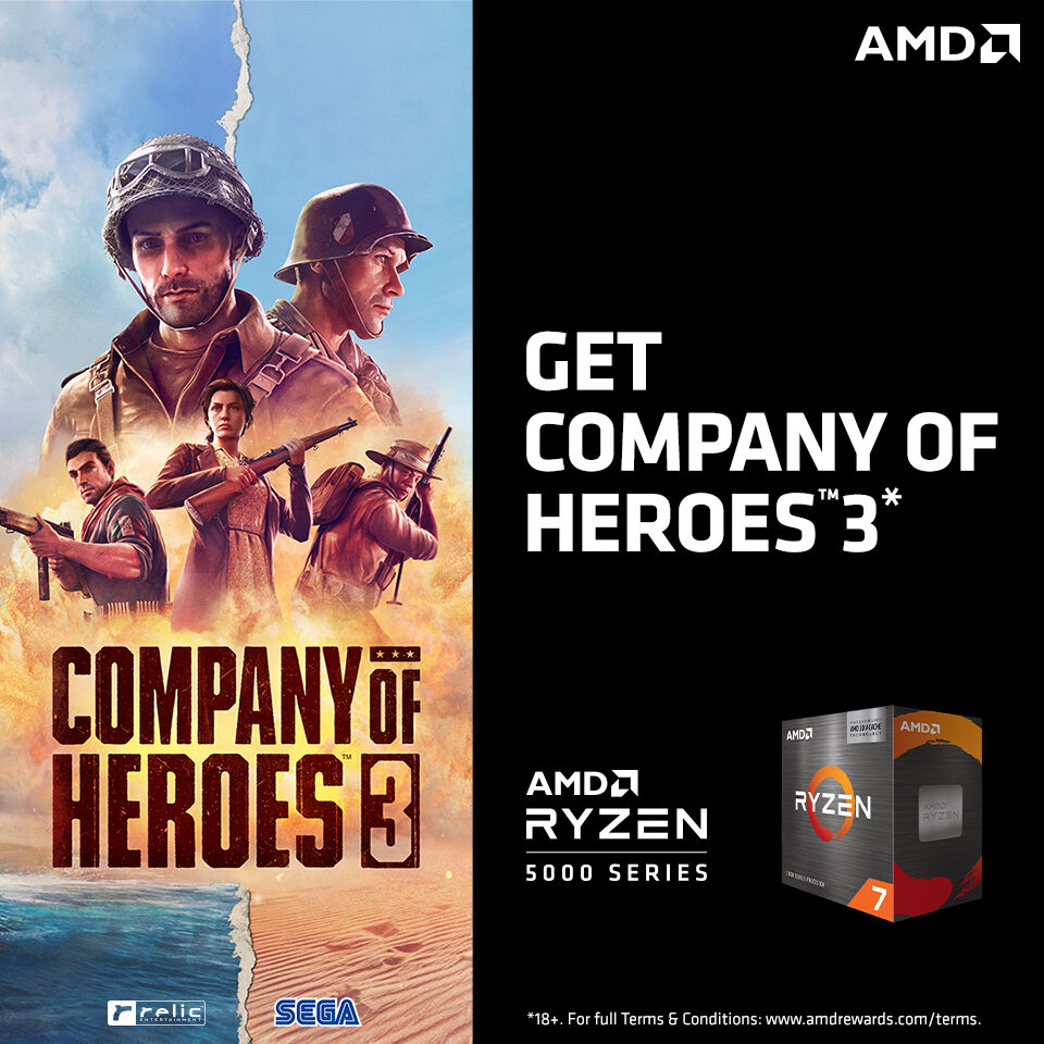 AMD Ryzen 5000 Game Bundle (23Q1) Homepage Banner
