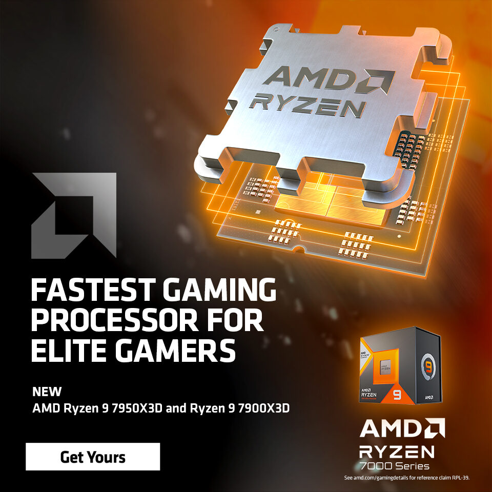 AMD Ryzen 7000X3D Series Launch Homepage Banner