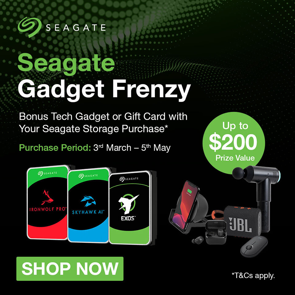 Seagate Gadget Frenzy End User Promotion Homepage Banner