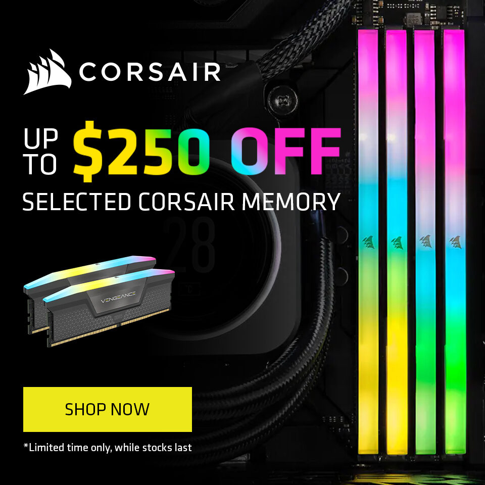 Corsair Memory Campaign Homepage Banner