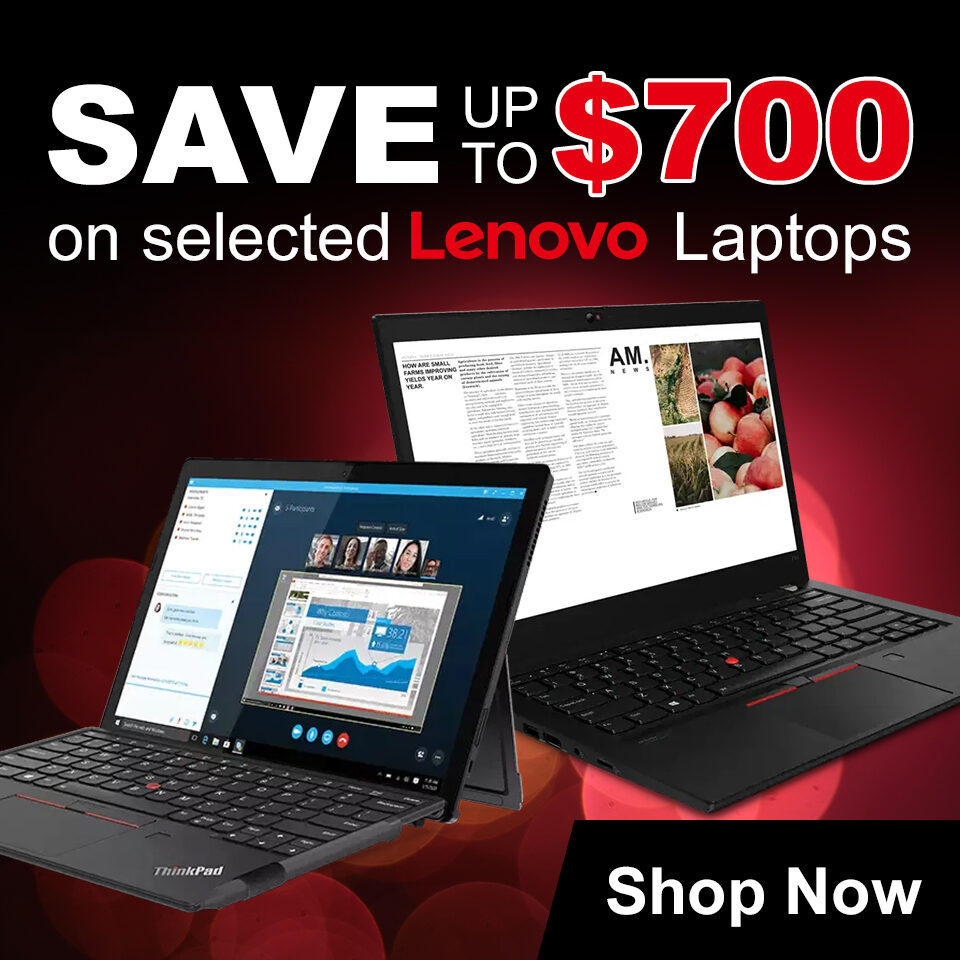 Lenovo Laptop Sale Homepage Banner