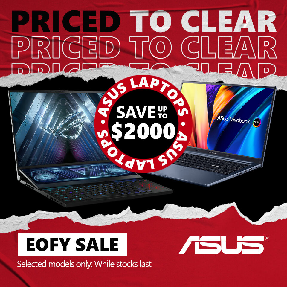 ASUS EOFY Laptop Clearance Sale Homepage Banner