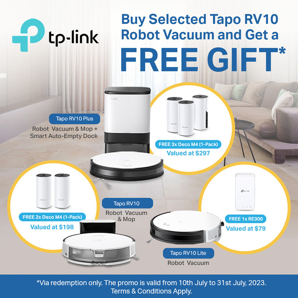TP-Link Tapo RV10 Series Bonus Networking Item Homepage Banner