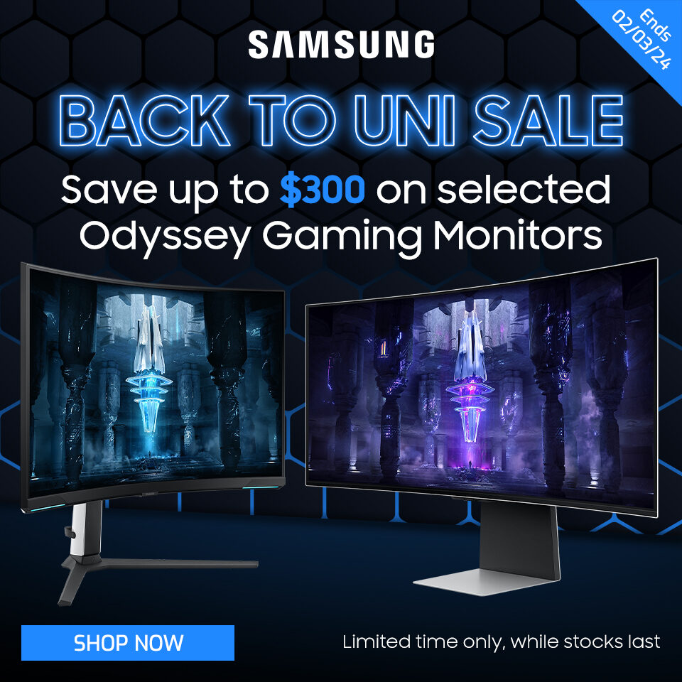 Samsung Back to Uni Monitor Sale 24Q1 Homepage Banner