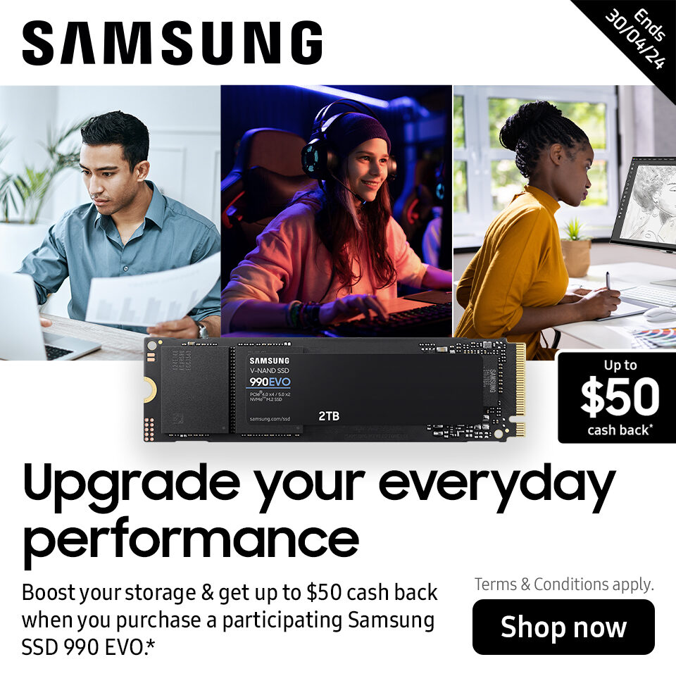 Samsung 990 EVO SSD Cashback 24Q2 Homepage Banner