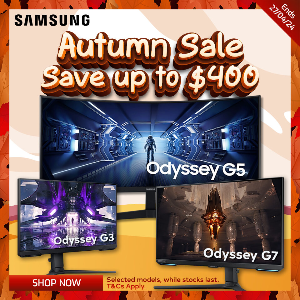 Samsung Autumn Monitor Sale 24Q2 Homepage Banner