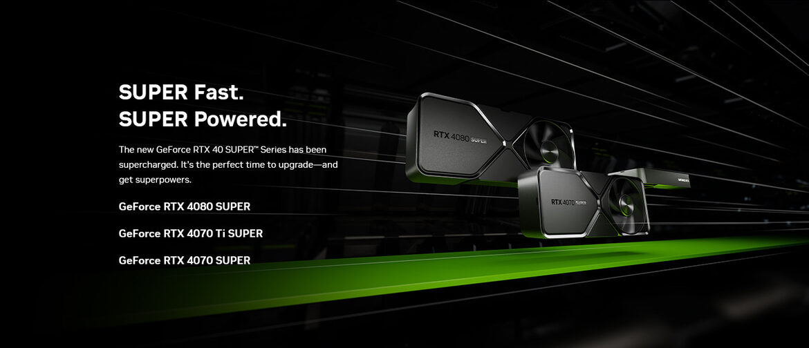 NVIDIA GeForce RTX 40 Super Series Graphic Cards x ASUS Campaign Landing Page