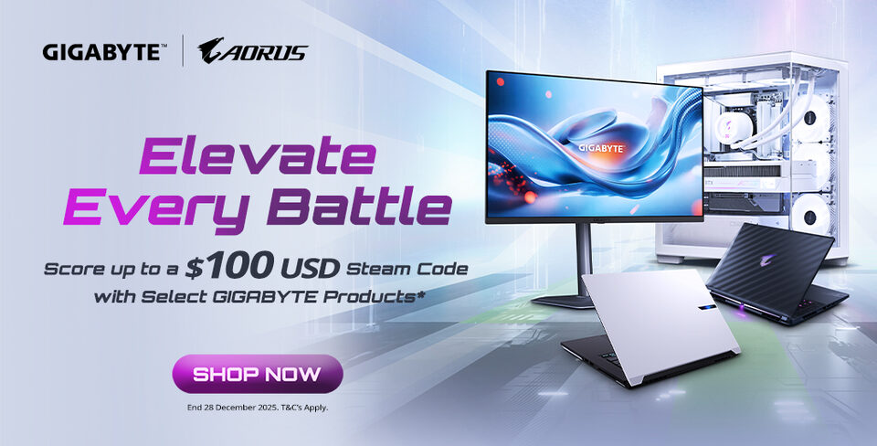  Gigabyte Elevate Every Battle 25Q4 Promotion & Landing Page
