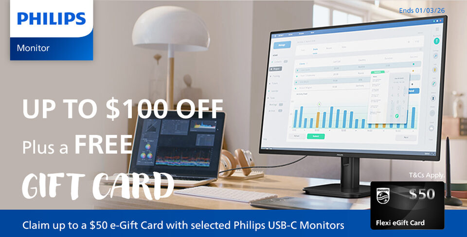 Philips Monitors USB-C Cashback 25Q4 Promotion & Landing Page