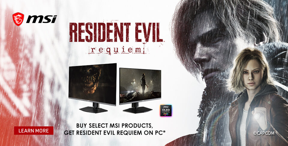 MSI Resident Evil Requiem 2026 Promotion & Landing Page