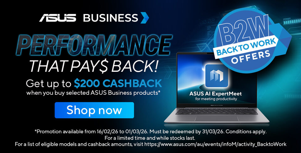 ASUS Business Cashback 26Q1 26Q1 Promotion & Landing Page