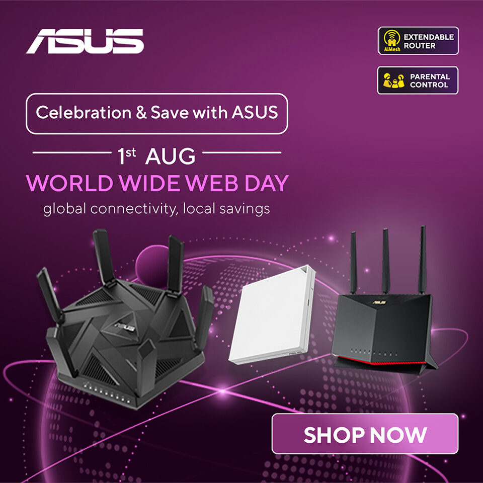 ASUS WLAN WWW Day Sale Homepage Banner