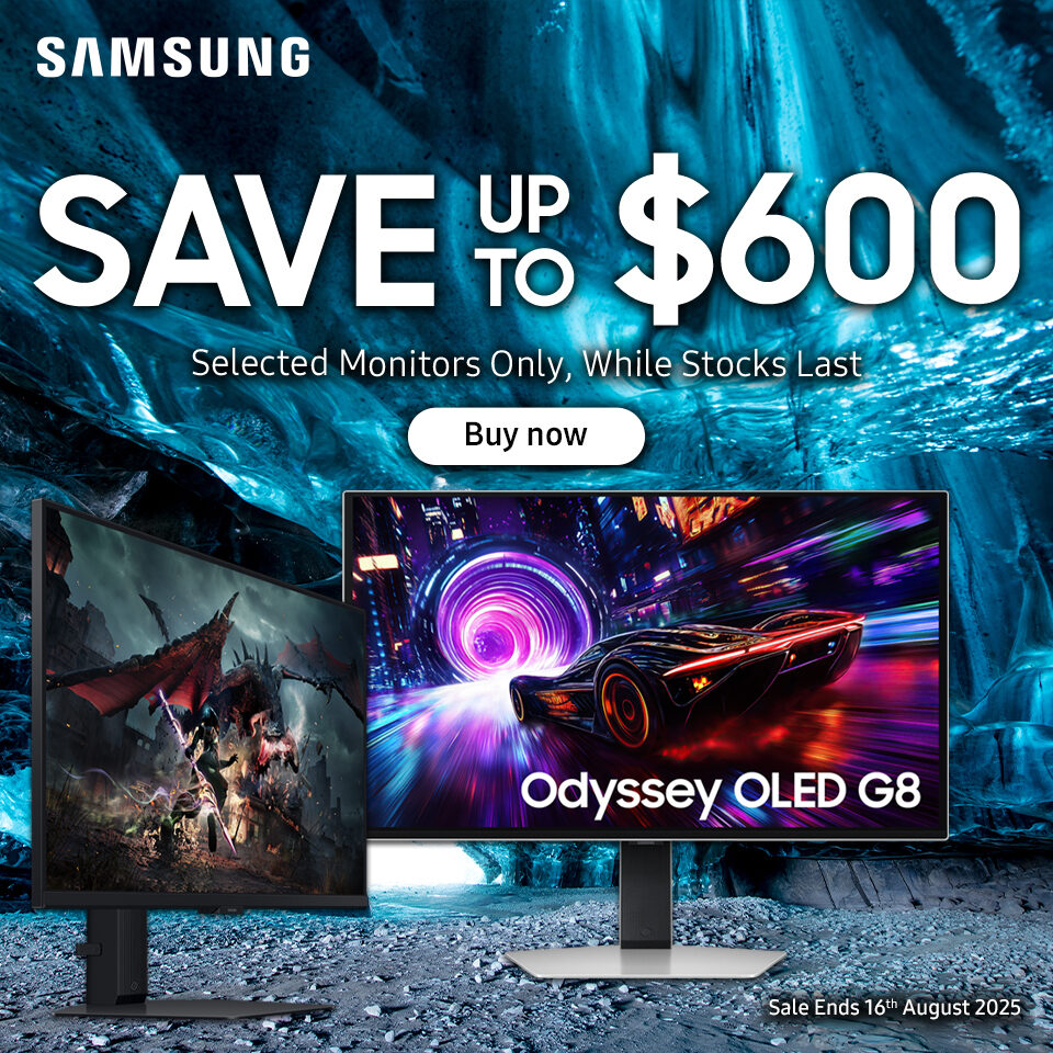 Samsung July-Aug Monitor Sale 25Q3 Homepage Banner