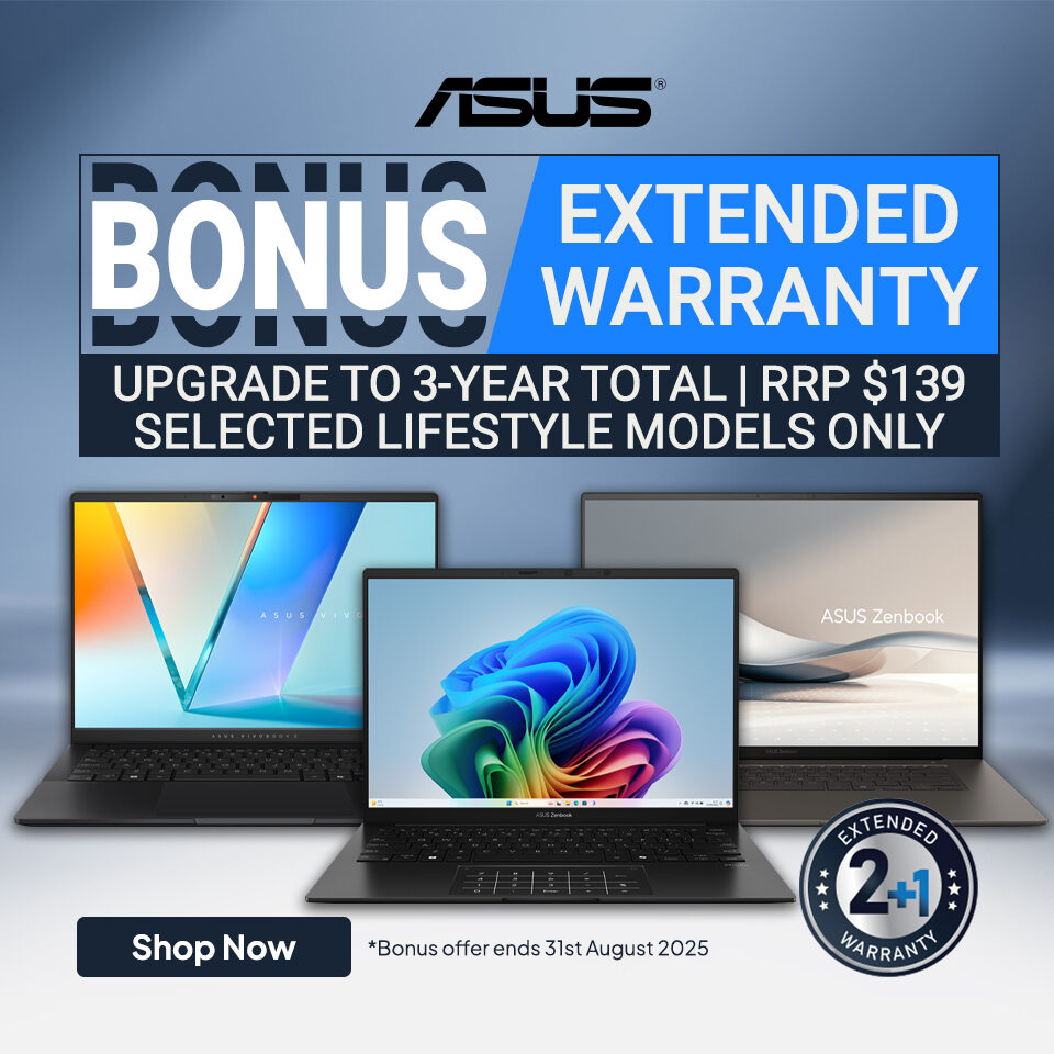 ASUS Lifestyle Laptop Bonus Warranty August 2025 Homepage Banner