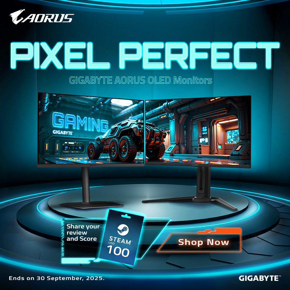 Gigabyte Pixel Perfect Reward 25Q3 Homepage Banner