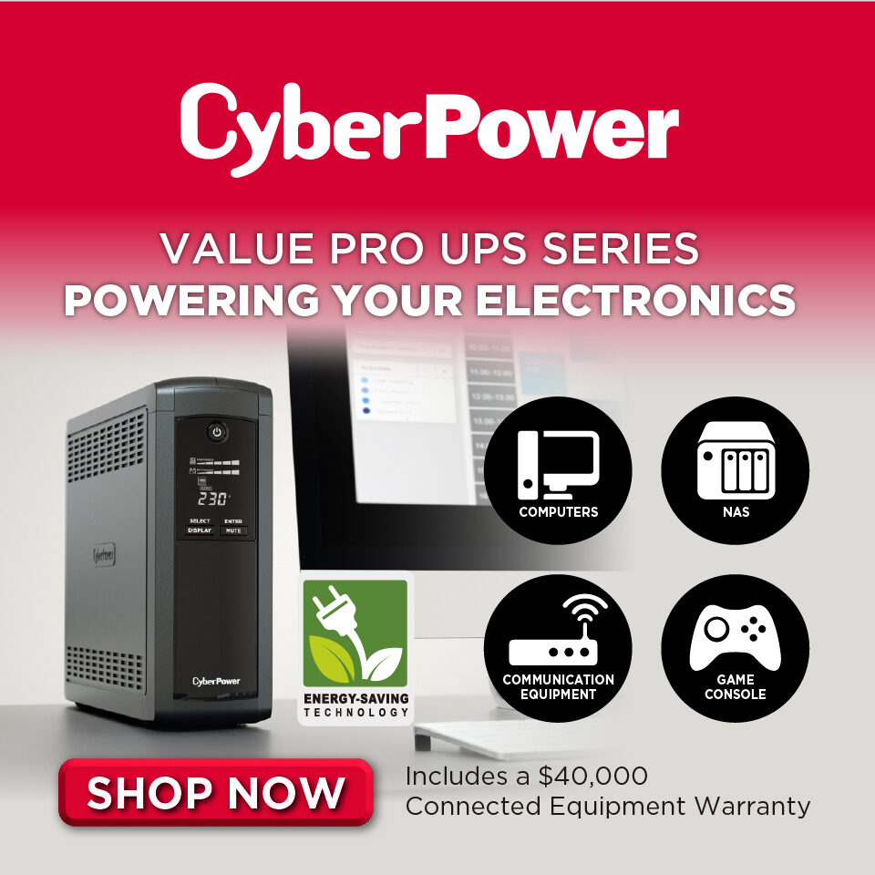 CyberPower UPS Campaign 25Q3 Homepage Banner
