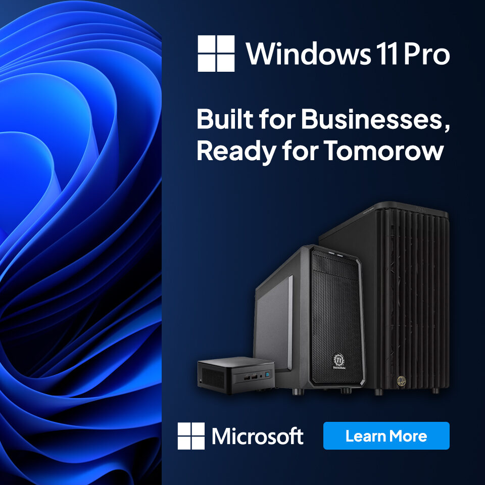 Microsoft Windows 11 Pro 25Q4 Homepage Banner