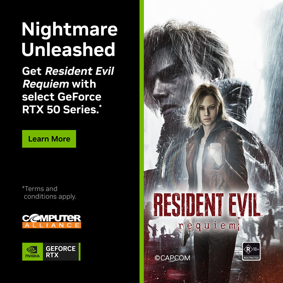 Nvidia GeForce RTX50 Series Game Bundle (Resident Evil Requiem) 26Q1 Homepage Banner