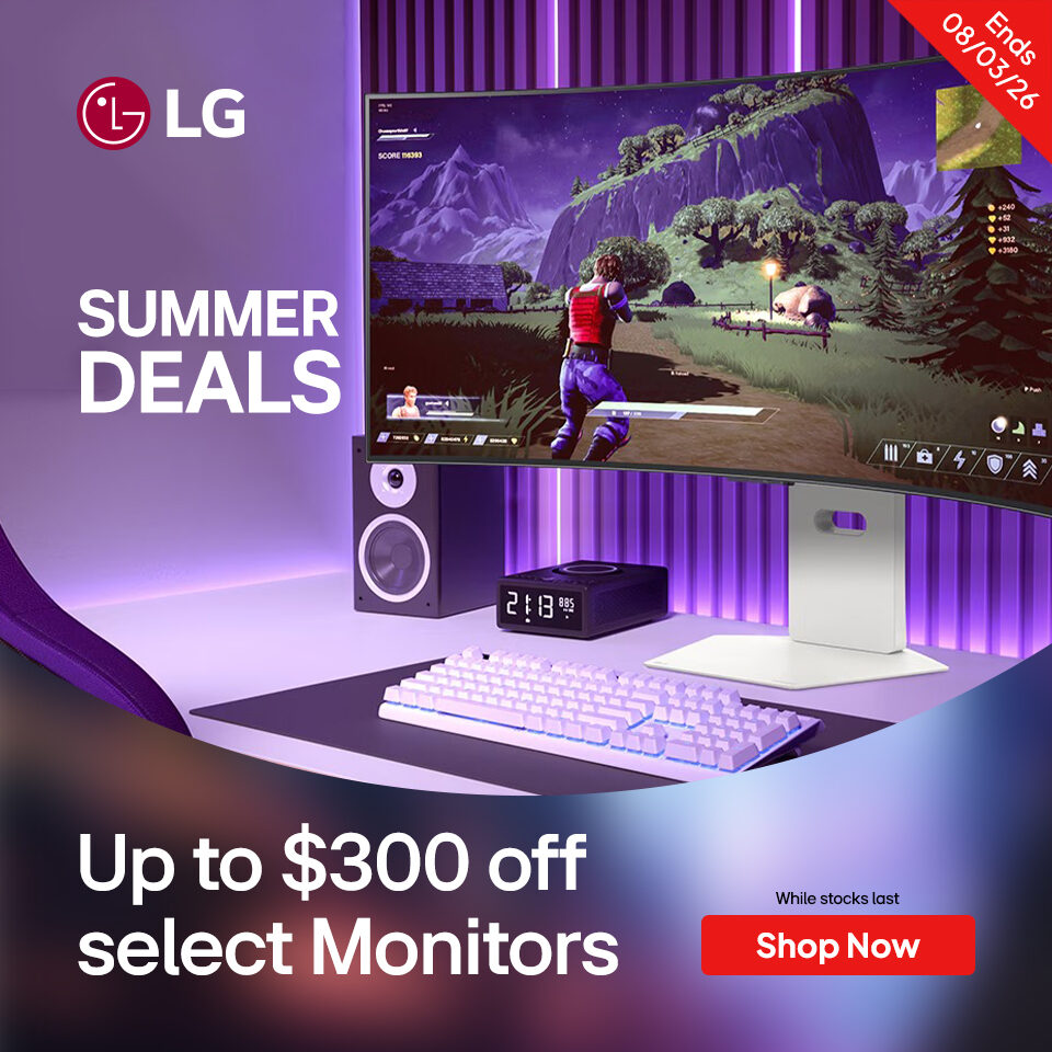 LG Monitors Summer Sale 2026 Homepage Banner
