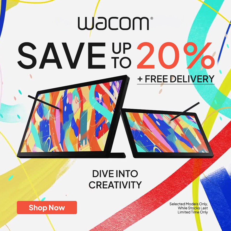 Wacom Tablet Sale 26Q1 Homepage Banner