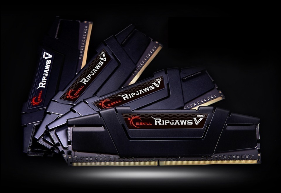 16GB DDR4 G.Skill (2x8GB) 3600MT/s Ripjaws V RAM Kit F4-3600C18D-16GVK