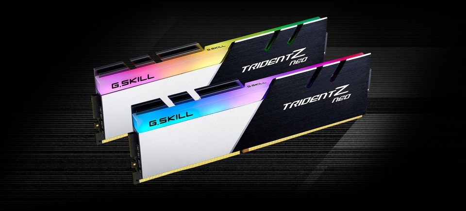 16GB DDR4 (2x8G) G.Skill Trident Z NEO 3600MT/s RAM Kit F4-3600C18D-16GTZN